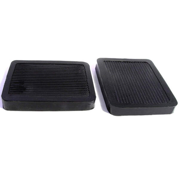 Clutch and Brake Pedal Pads.  Perfect reproduction.  3" wide X 3-3/4" long.  Pair