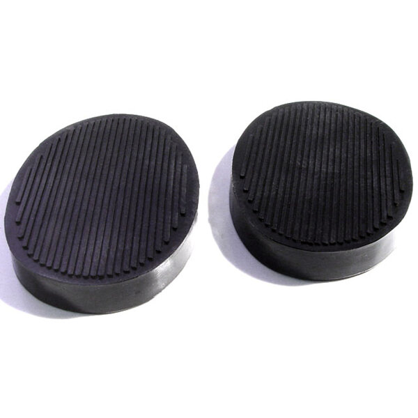Clutch and Brake Pedal Pads.  2-5/8" wide X 3-3/4" long.  Pair
