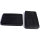 Clutch and Brake Pedal Pads, Black.  2-3/8" wide X 3-7/8" long.  Pair