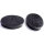 Clutch and Brake Pedal Pads.  Sharp Emblem.  3" wide X 4-1/8" long.  Pair
