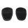 Clutch and Brake Pedal Pads.  Lettered "CLUTCH" and "BRAKE".  3-1/4" wide X 4-3/8" long.  Pair