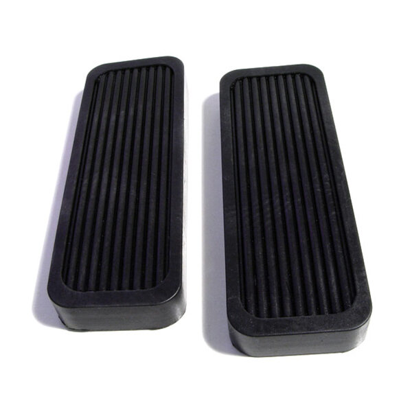 Clutch and Brake Pedal Pads.  1-5/8" wide X 4-1/4" long.  Pair