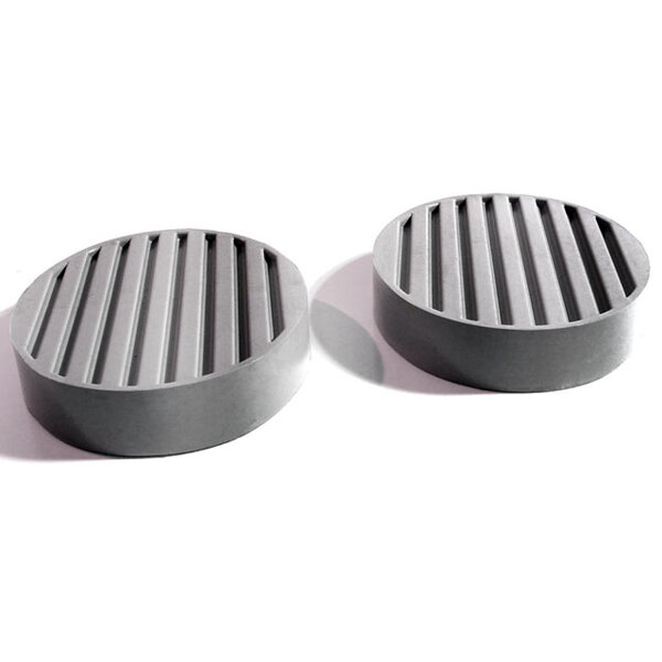 Clutch and Brake Pedal Pads 9Silver Gray).  2-3/4" wide X 3-3/8" long.  Pair