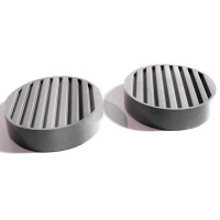Clutch and Brake Pedal Pads 9Silver Gray).  2-3/4"...