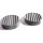 Clutch and Brake Pedal Pads 9Silver Gray).  2-3/4" wide X 3-3/8" long.  Pair