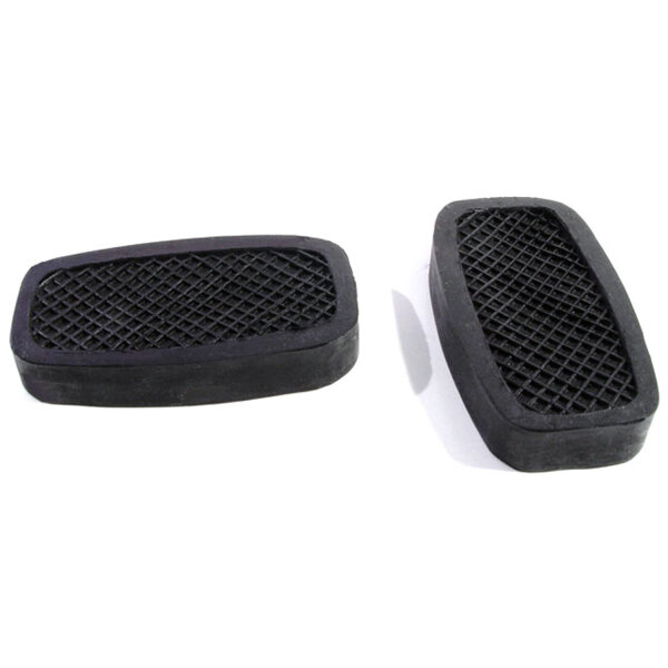 Clutch and Brake Pedal Pads.  2" wide X 3-5/8" long.  Pair