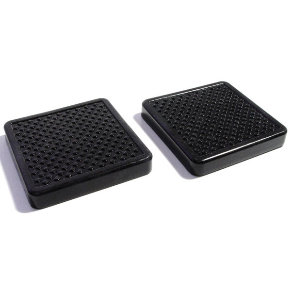 Clutch and Brake Pedal Pads.  3" wide X 3" long.  Pair