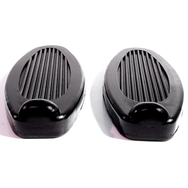 Clutch and Brake Pedal Pads.  Perfect reproduction.  1-7/8" wide X 4-3/8" long.  Pair