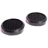 Clutch and Brake Pedal Pads.  3-1/2" Diameter.  Pair