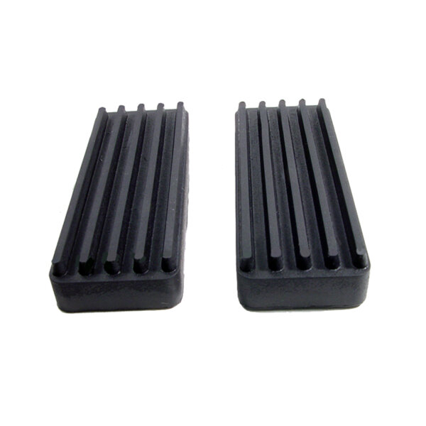 Clutch and Brake Pedal Pads.  1-1/2" wide X 4" long.  Pair