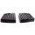 Clutch and Brake Pedal Pads.  Exact reproduction.  3-3/8" wide X 2-3/8" long.  Pair