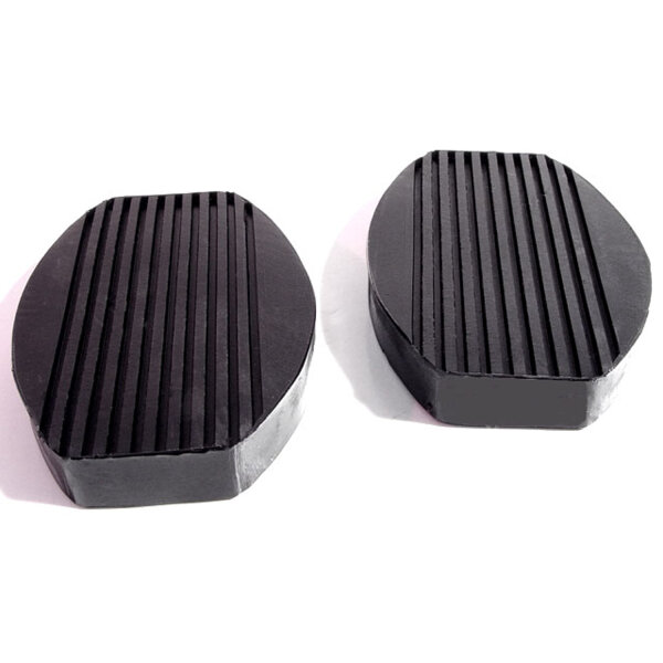 Clutch and Brake Pedal Pads.  2-1/2" wide X 3-1/2" long.  Pair
