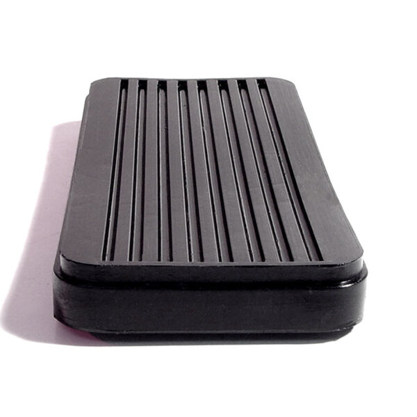 Brake Pedal Pad.  For models with standard transmission only.  Exact reproduction, highly detailed.  2-5/8" wide X 5" long.  Each