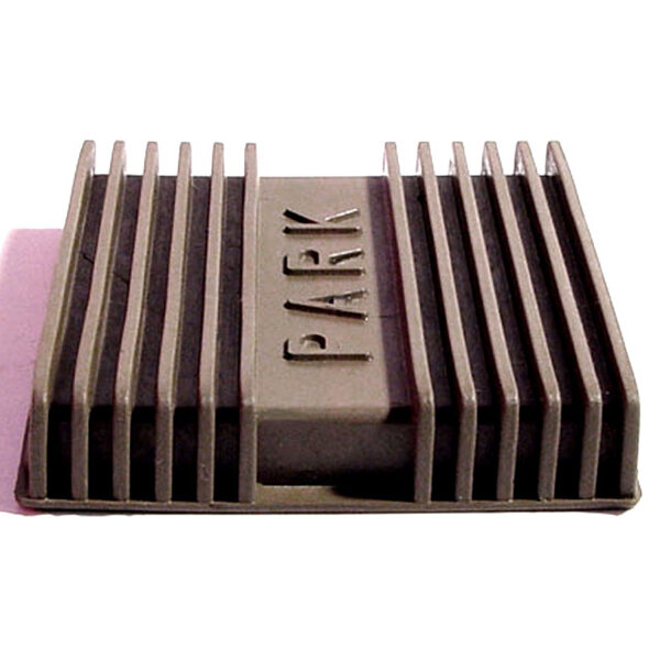 Park Brake Pedal Pad, Fawn.  Ribbed, authentic reproduction.  2-1/4" wide X 2-1/16" long.  Each