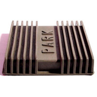 Park Brake Pedal Pad, Fawn.  Ribbed, authentic...