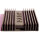 Park Brake Pedal Pad, Fawn.  Ribbed, authentic reproduction.  2-1/4" wide X 2-1/16" long.  Each