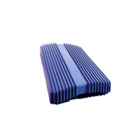 Power Brake Pedal Pad, Medium Blue.  Made in curved...