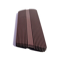 Power Brake Pedal Pad, Saddle Brown.  Made in curved...