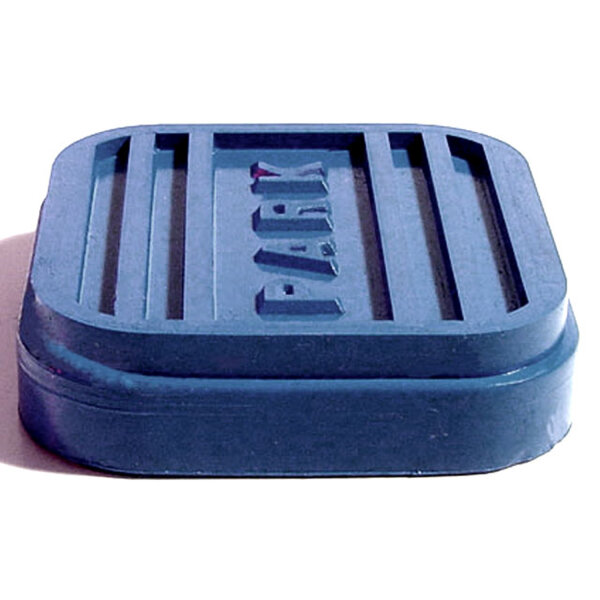 Park Brake Pedal Pad, Blue.  For all models that say "PARK" on face.  2" X 2".  Each