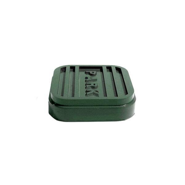Park Brake Pedal Pad, Olive Green.  For all models that say "PARK" on face.  2" X 2".  Each