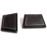 Clutch and Brake Pedal Pads.  Exact reproduction....