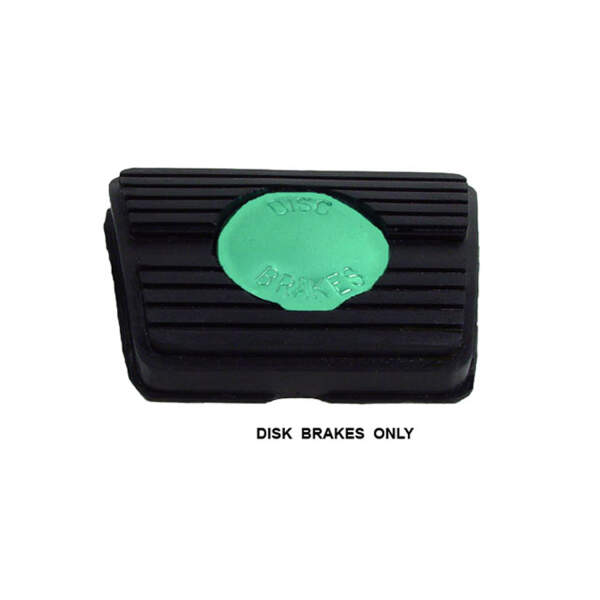 Kupplungs- oder Bremspedalauflagen mit Edelstahlkern Für Modelle mit Scheibenbremsen. 8,25 cm breit x 6 cm hoch Chevrolet Camaro Pontiac Firebird 67 68 69