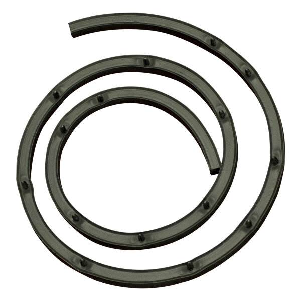 Hood to cowl seal. 69-72 Pontiac Grand Prix. Made of durable EPDM rubber with hardened nylon mounting pins properly positioned for a perfect fit. An American-made part for your American-made collector car. Replaces OEM# 9796564. Each.