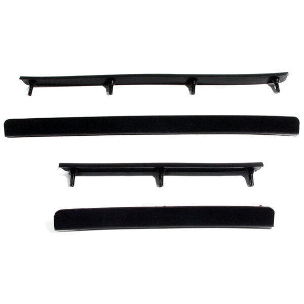 Cowl Seals.  2 pieces - 11" long, 2 pieces 6-3/4" long.  4-Piece Set