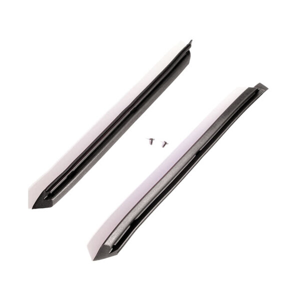 Windshield pillar post seals. Fits 73-82 Corvette coupe and convertible. Made of long-lasting, jet black EPDM sponge rubber without wire insert. 19-1/2 in. long. Replaces OEM#s 3966565/6. Pair. R&L.