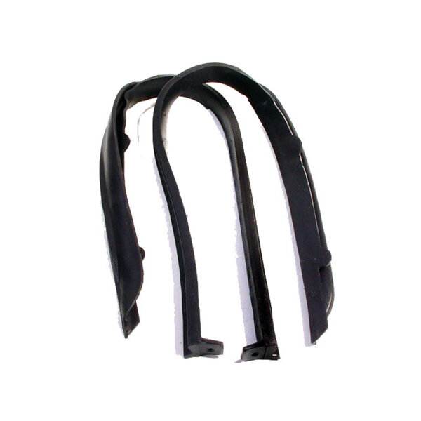 Windshield Pillar Seals for Convertibles.  Molded of closed cell sponge as per original.  Pair R&L