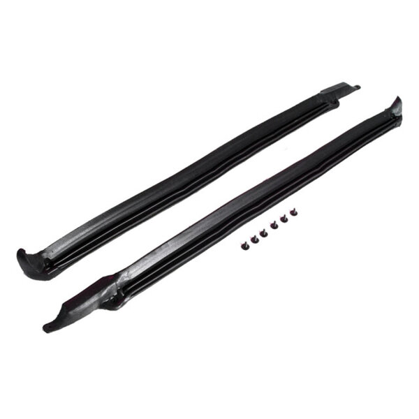 Windshield Pillar Post Seals for Convertibles.  Two pieces, 24-1/2" long.  Pair