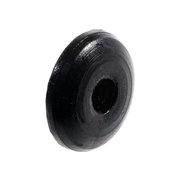 Upper Door Hinge Post Bumper.  Held by screw.  7/8" diameter X 1/8" thick.  Each
