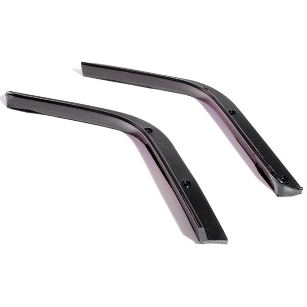 Pillar-to-door seals. Fits 53-55 Corvette convertible. Made with steel cores. Replaces OEM#s 3706965/6. 12 in. long. Pair. R&L.