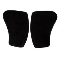 Gravel Shields.  Molded flat without metal backing...