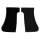 Gravel Shields.  Molded flat without metal backing plates.  Apply with contact cement.  14-3/4" long X 7-3/4" wide at top and 8-1/2" wide at bottom.  Pair