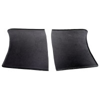 Gravel Shields.  Molded flat without metal backing...