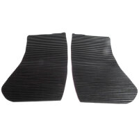 Gravel Shields.  Molded flat without metal backing...