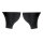Gravel Shields.  Molded flat, but will conform to curves.  10-1/2" long X 12-1/4" wide at top and 4-1/2" wide at bottom.  Pair