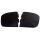 Gravel Shields.  Molded flat without metal backing plates.  Apply with contact cement.  13-1/2" long X 7-1/2" wide at bottom.  Pair