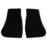 Gravel Shields.  Molded flat without metal backing...