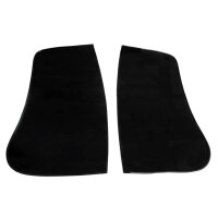Gravel Shields.  Molded flat without metal backing...