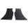 Gravel Shields, for 4-Door Sedan.  Molded flat without metal backing plates.  Apply with contact cement.  13" long X 9-3/4" wide at top and 5-3/4" wide at bottom.  Pair R&L