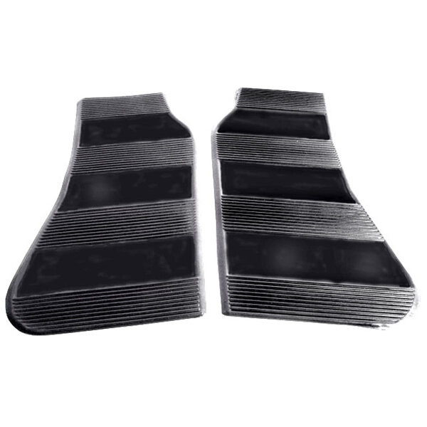 Gravel Shields.  Will conform to all curves perfectly.  17" long X 7-3/4" wide at top X 5-1/4" wide at bottom.  Pair R&L