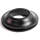 Gas filler grommet. Fits all models 36 Buick. Fits 37 Buick Series 80/90. 2-1/8 in. ID; 4 in. OD. Dense black rubber. Each.