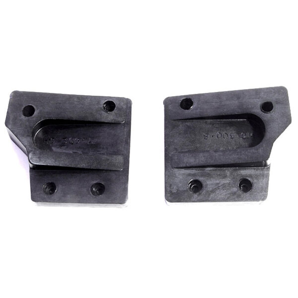 Top Pad Seal for Convertibles.  Positioned at rear quarter.  Made of black rubber with no steel core.  2-1/8" long x 1-7/8" wide.  Pair R&L