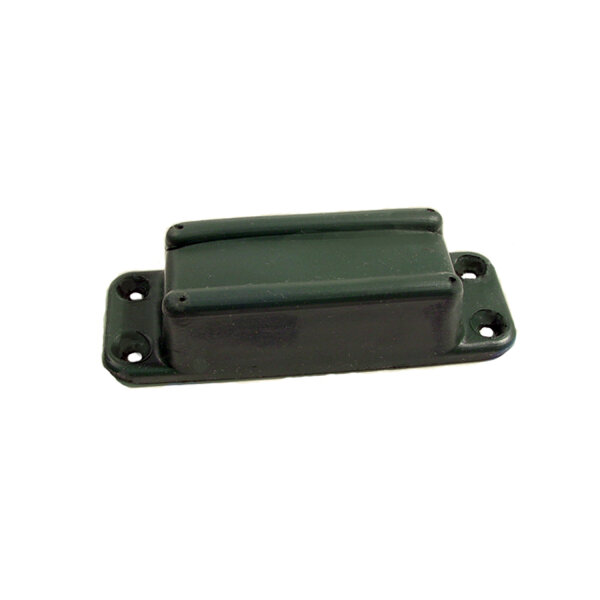 Hood Bumper Block.  Made with steel core like original.  Green in color.  1-1/4" high.  Each