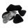 Hood Insulation.  Made of high-quality black fiberglass.  5-Piece Set