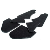 Hood Insulation.  Made of high-quality black fiberglass....