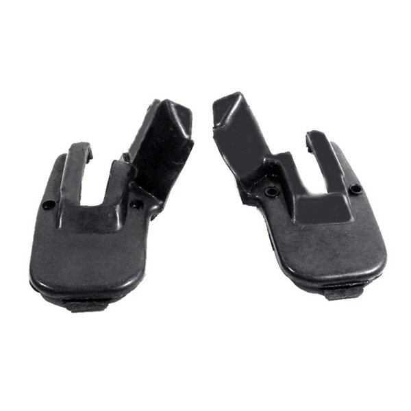 Door Lock Pillar Seal (Imported).  Used on lower leading edge of quarter window.  Made with steel cores.  Mounts on body.  Pair R&L