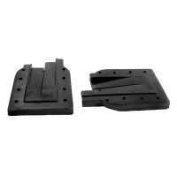 Door lock-pillar seal (Imported). Used on the lower...